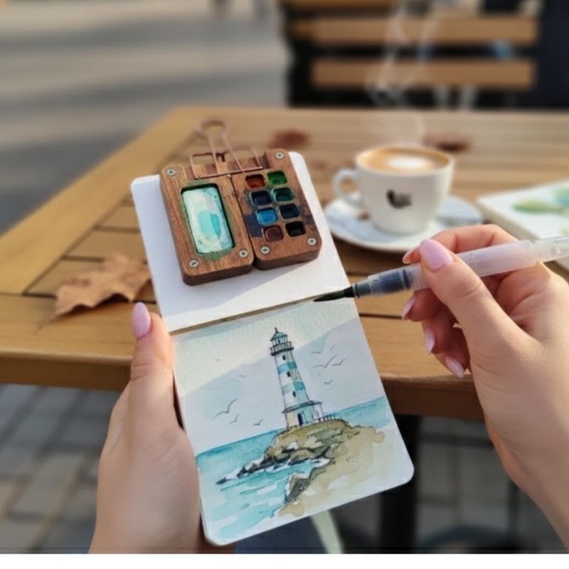 8li Mini Palet ve Sanat Seti