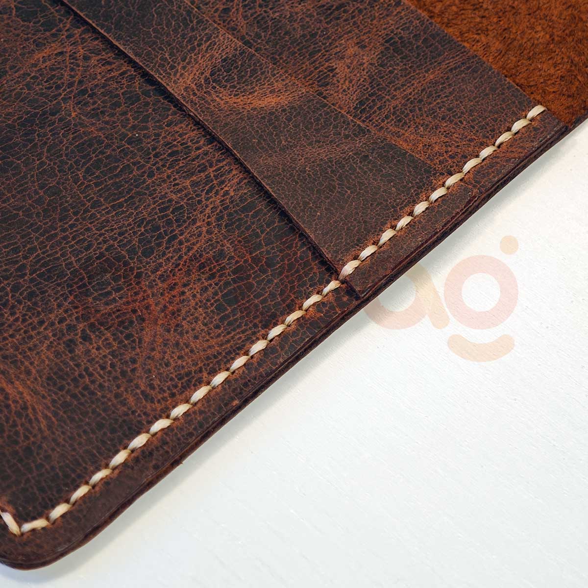 Hakiki Deri - Vintage Kahverengi  - El Yapımı Mini Çanta - Mini Palet ve Kartlar için ideal