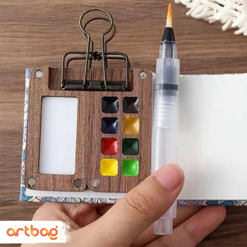 8'li Mini Palet ve Sanat Seti