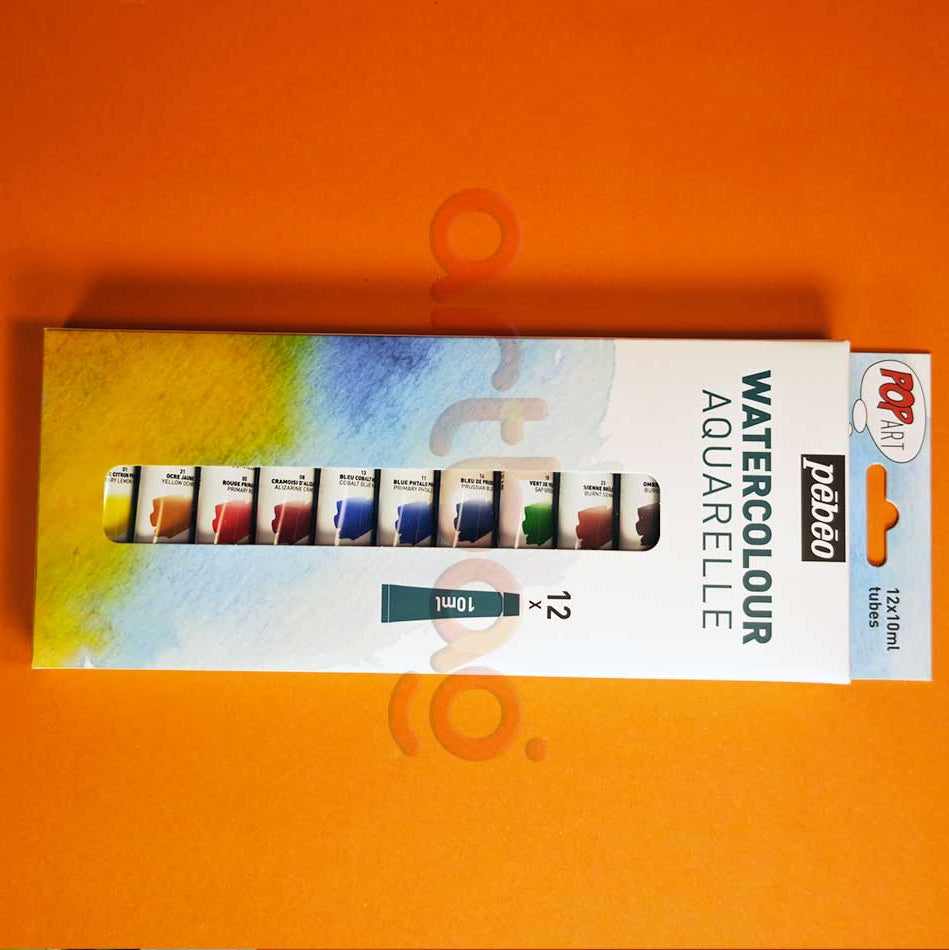 Pebeo Tüp Sulu Boya Seti - 12 x 10ml