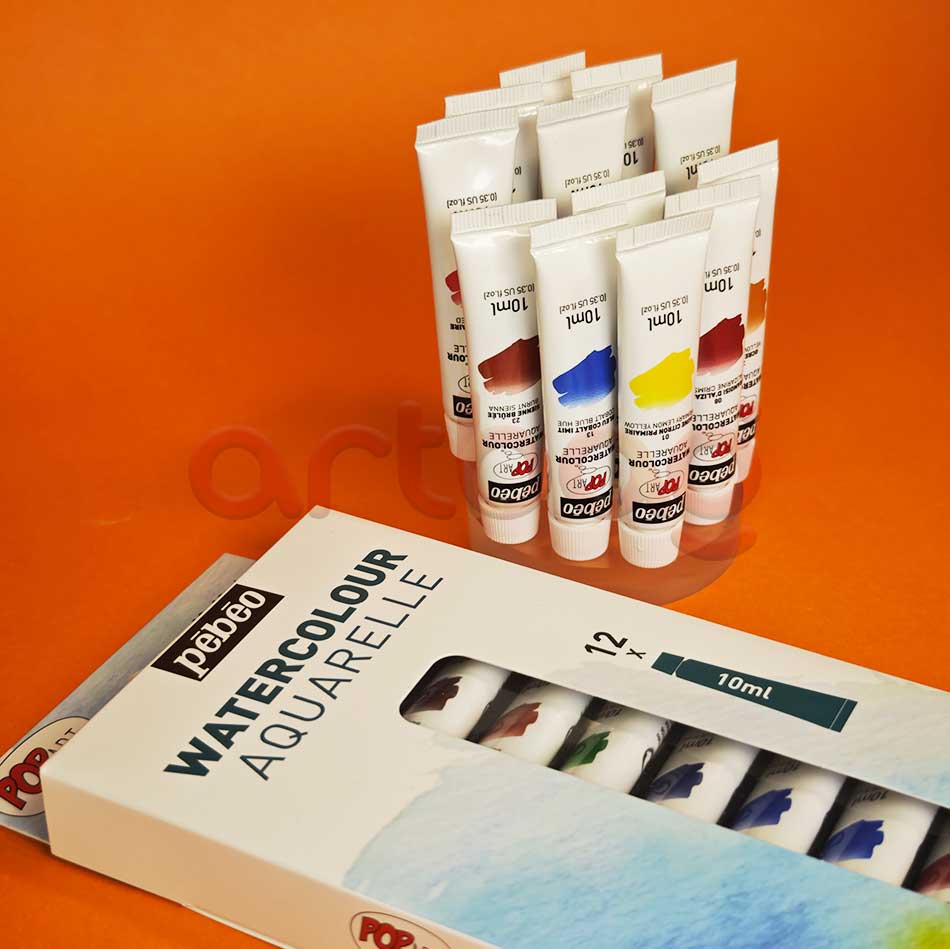 Pebeo Tüp Sulu Boya Seti - 12 x 10ml