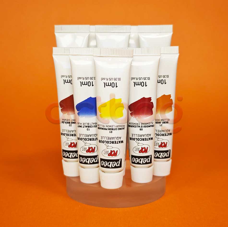 Pebeo 12li Tüp Sulu Boya Seti - 12 x 10ml