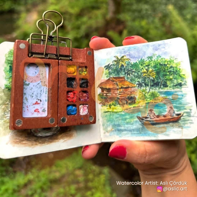 8li Mini Palet ve Sanat Seti