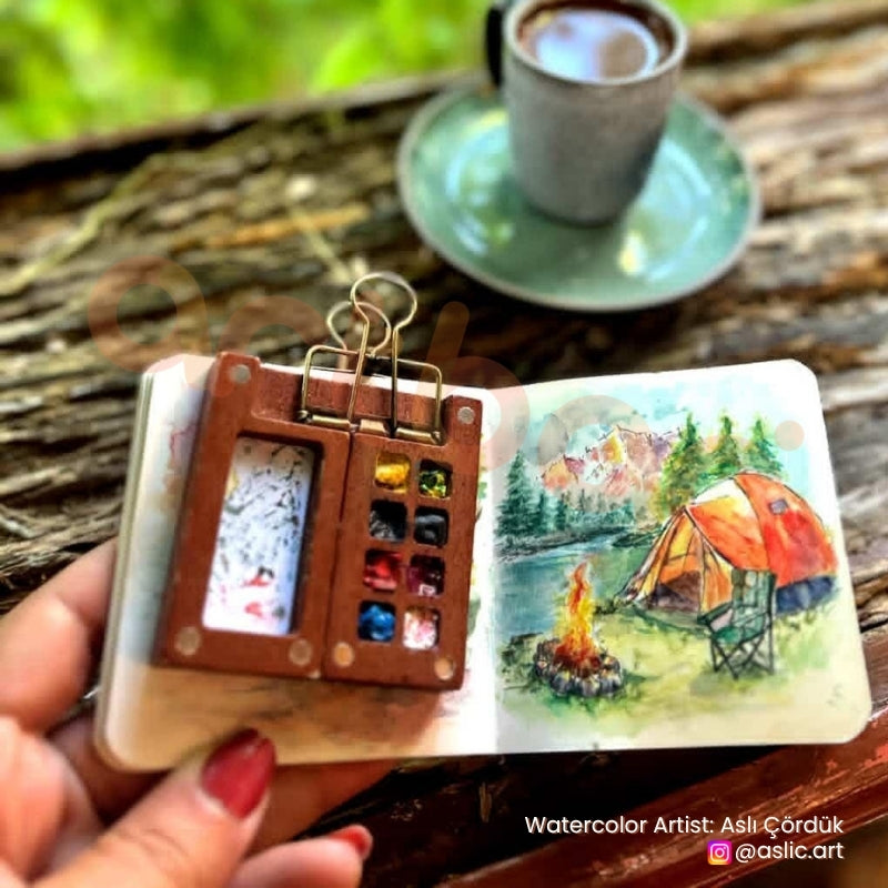 8li Mini Palet ve Sanat Seti