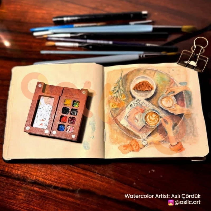 8li Mini Palet ve Sanat Seti