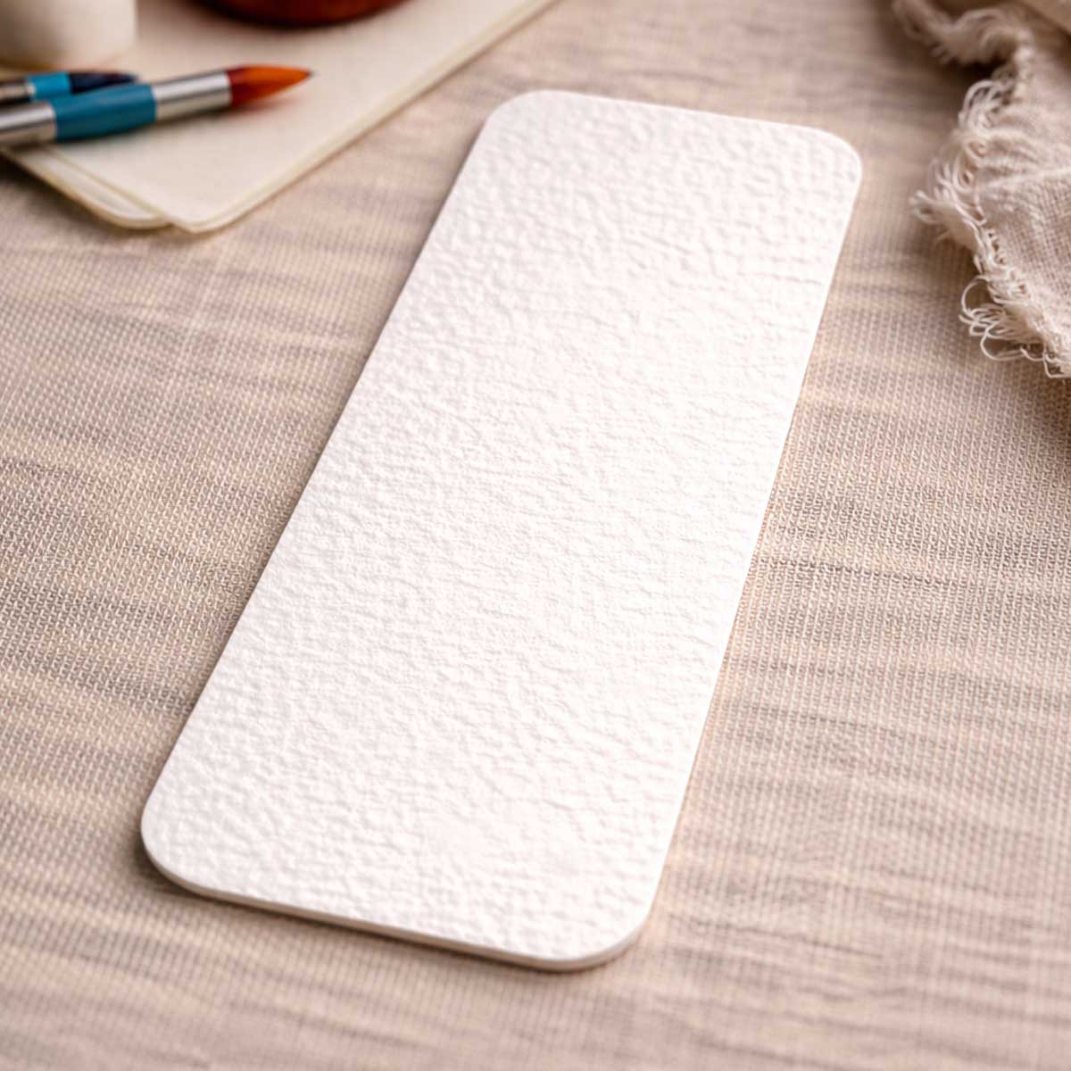 5x15 cm Dokulu Kitap Ayracı Kağıt Seti - Canson Montval - 300 gr - Cold Press (25-50 adet)