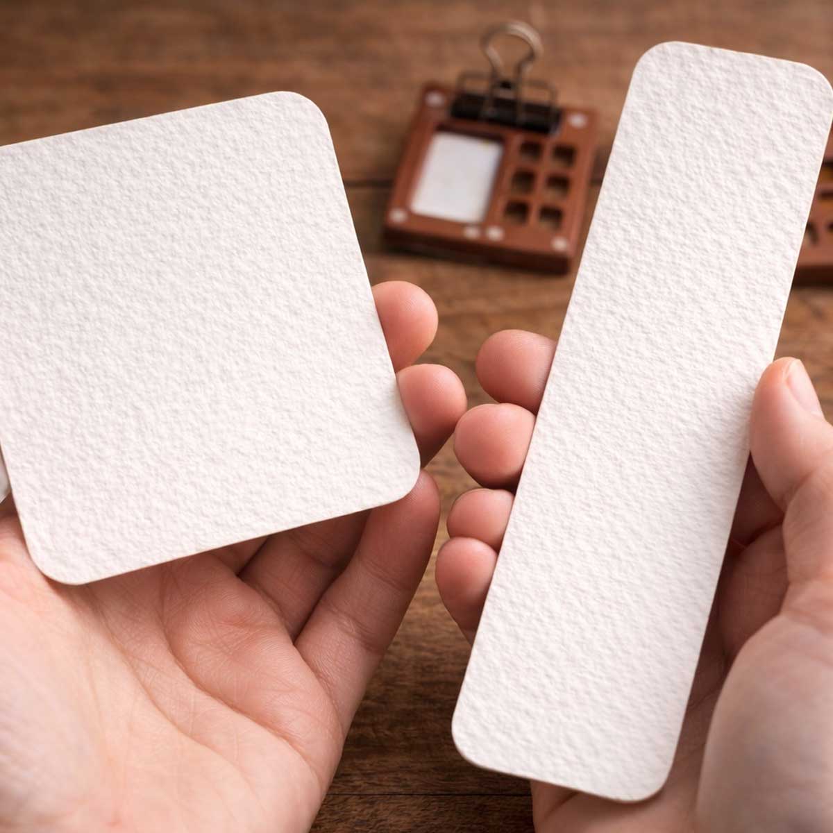 5x15 cm Dokulu Kitap Ayracı Kağıt Seti - Canson Montval - 300 gr - Cold Press (25-50 adet)
