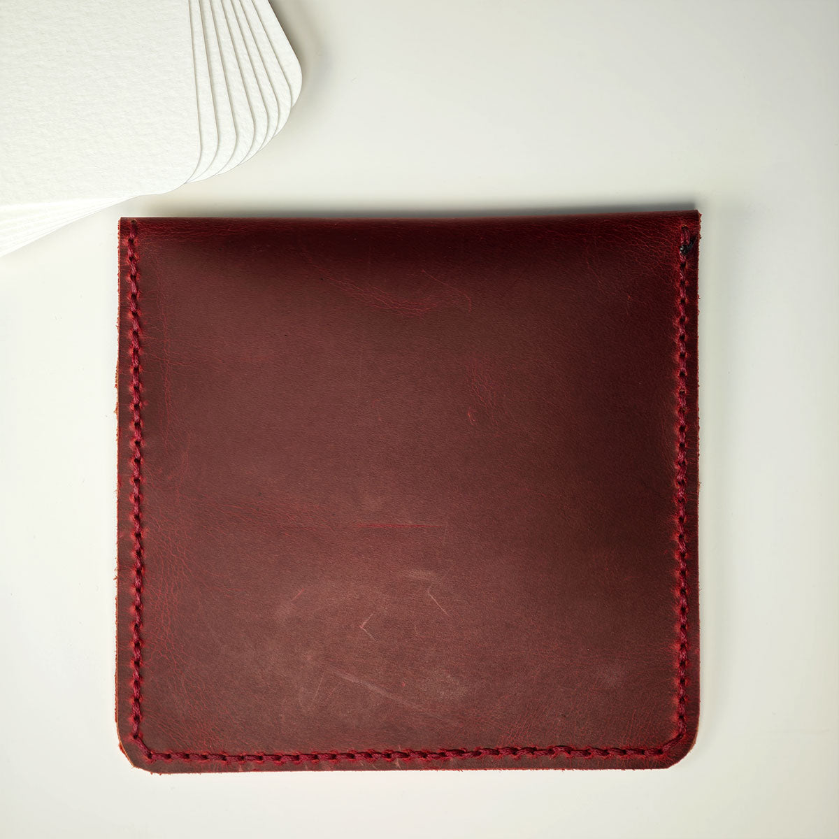 El Yapımı Mini Deri Çanta - Mini Palet ve Kartlar için ideal