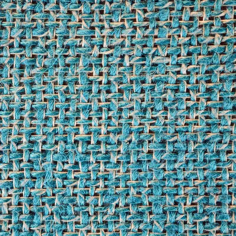 El Yapımı Turkuaz Kumaş Kapaklı Sulu Boya Defteri - 300 gr - 20 yaprak - 12x12cm