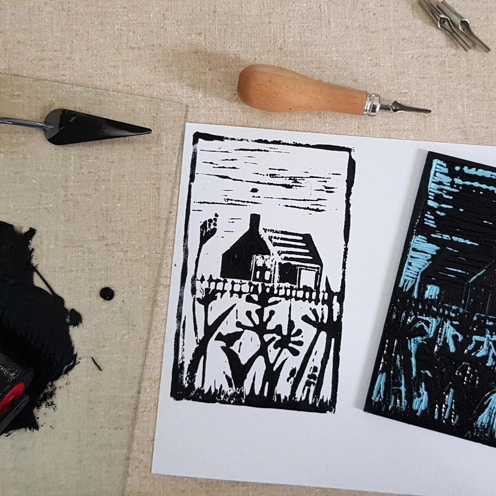 Talens Linol Baskı Levha - Lino Sheet - 10x15 cm