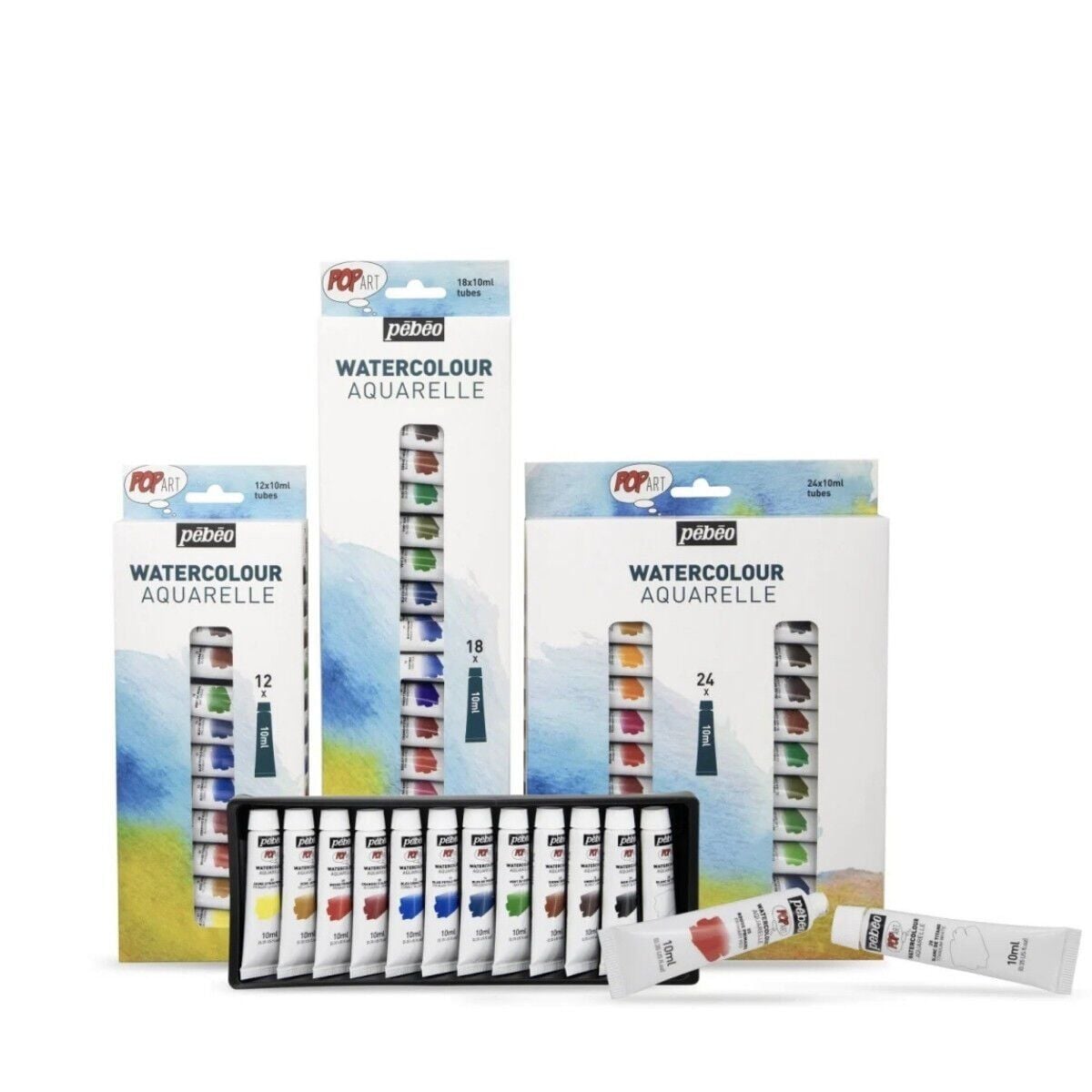 Pebeo 18li Tüp Sulu Boya Seti - 18 x 10ml