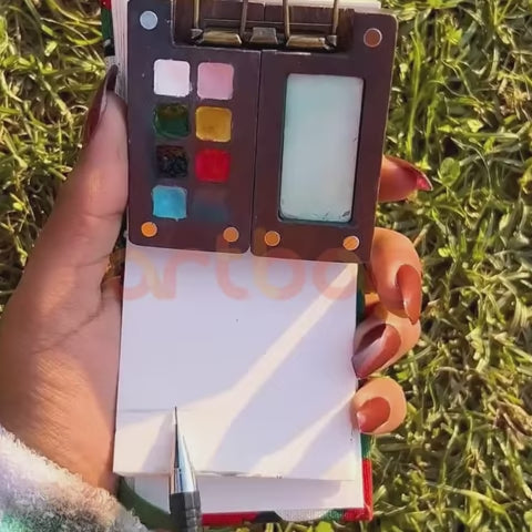 Videoyu yükle: 8&#39;li Mini Palet ve Sanat Seti