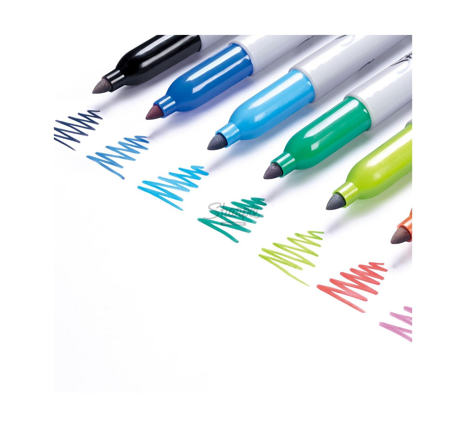 4'lü Sharpie Permanent Marker Set - Canlı Renkler - Fine