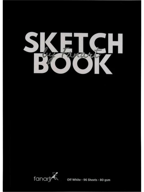Sketchbook 14x20 cm - Sert Kapak - 80g - 96 Yaprak