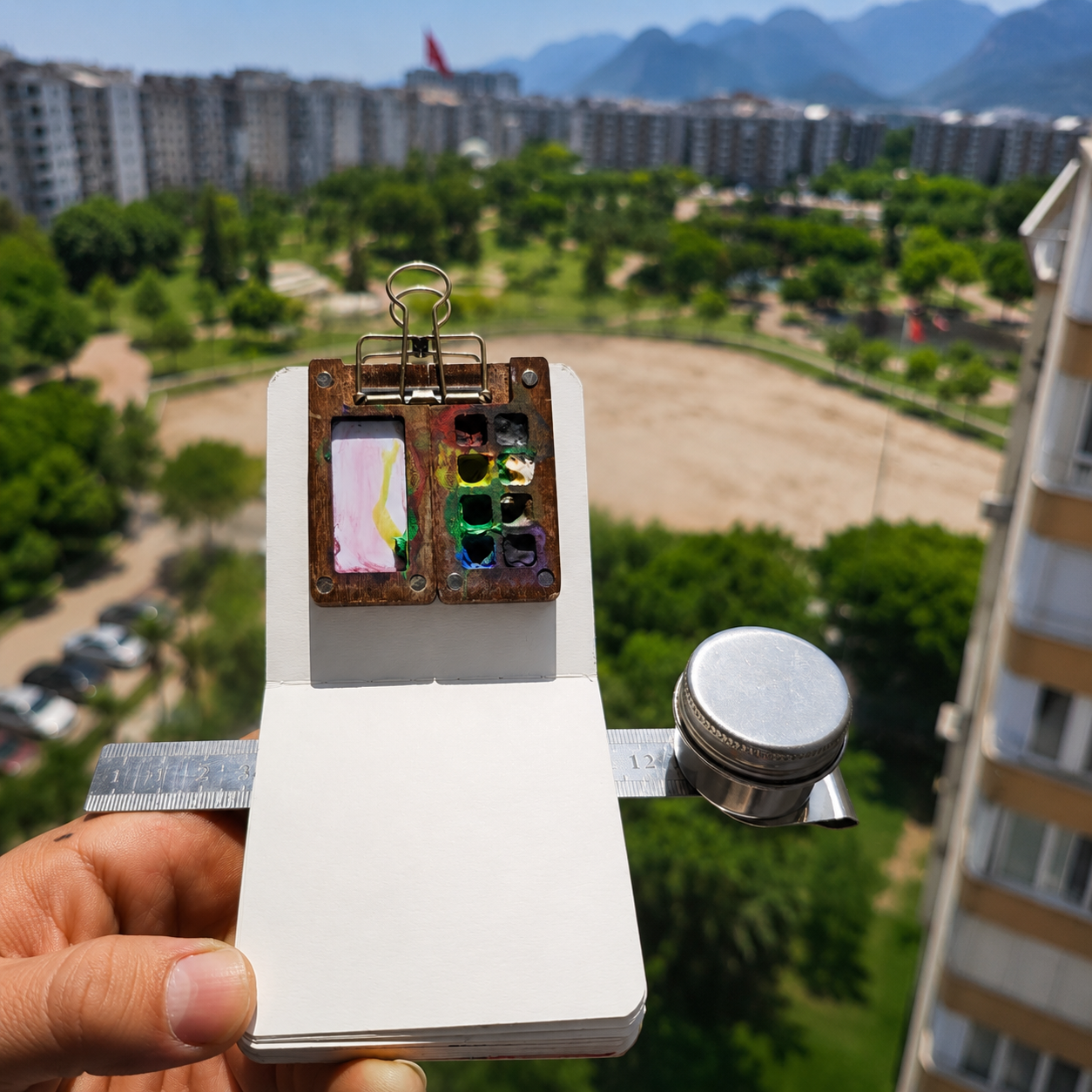 Paslanmaz Çelik Su Haznesi & 15 cm Cetvel